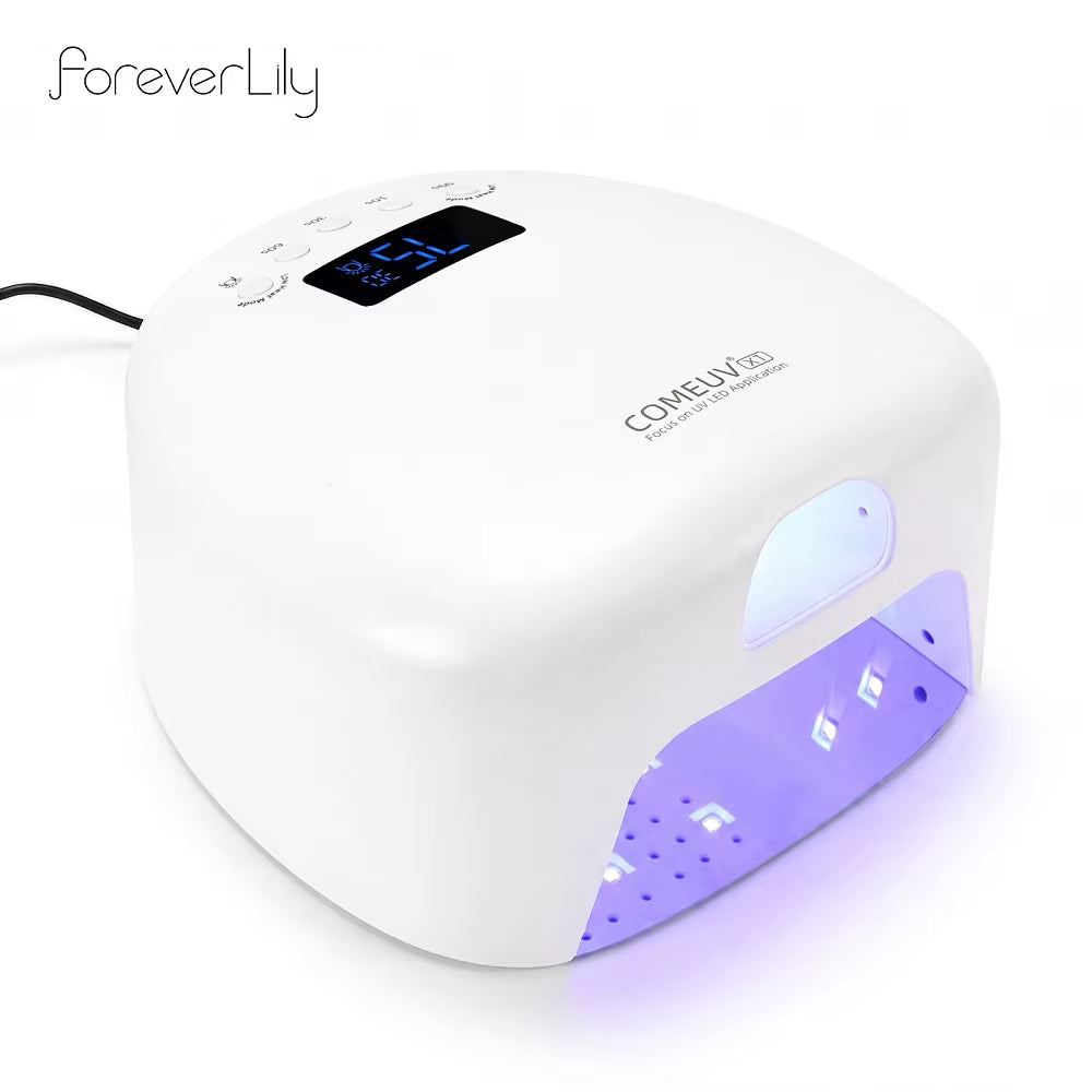 Dual-Zone LED Nail Lamp – Separate Thumb & Full-Hand Curing with Low Heat Mode